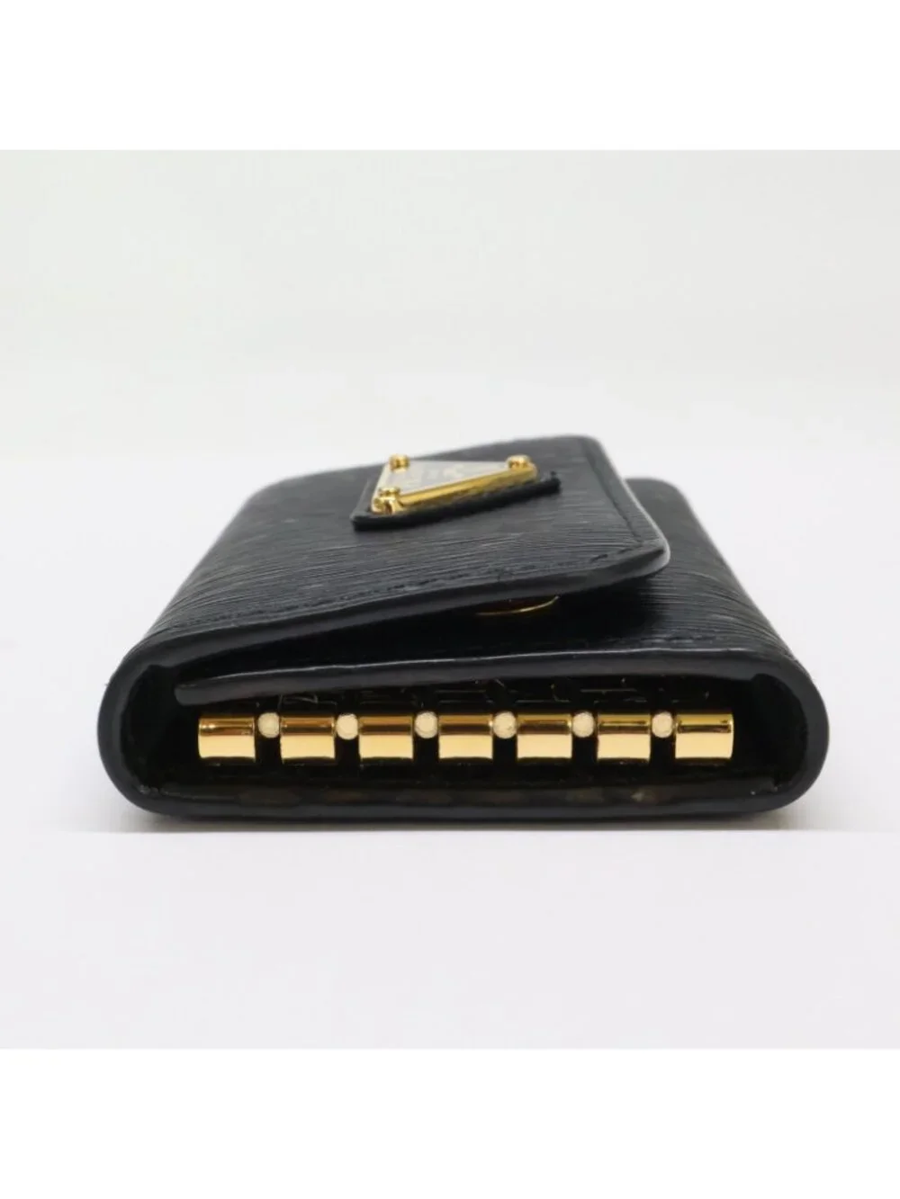 Prada Saffiano Metal Leather Card Holder